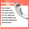HTM 60/40 Thick Solder Wire (1.0mm 50g) with Extra Flux