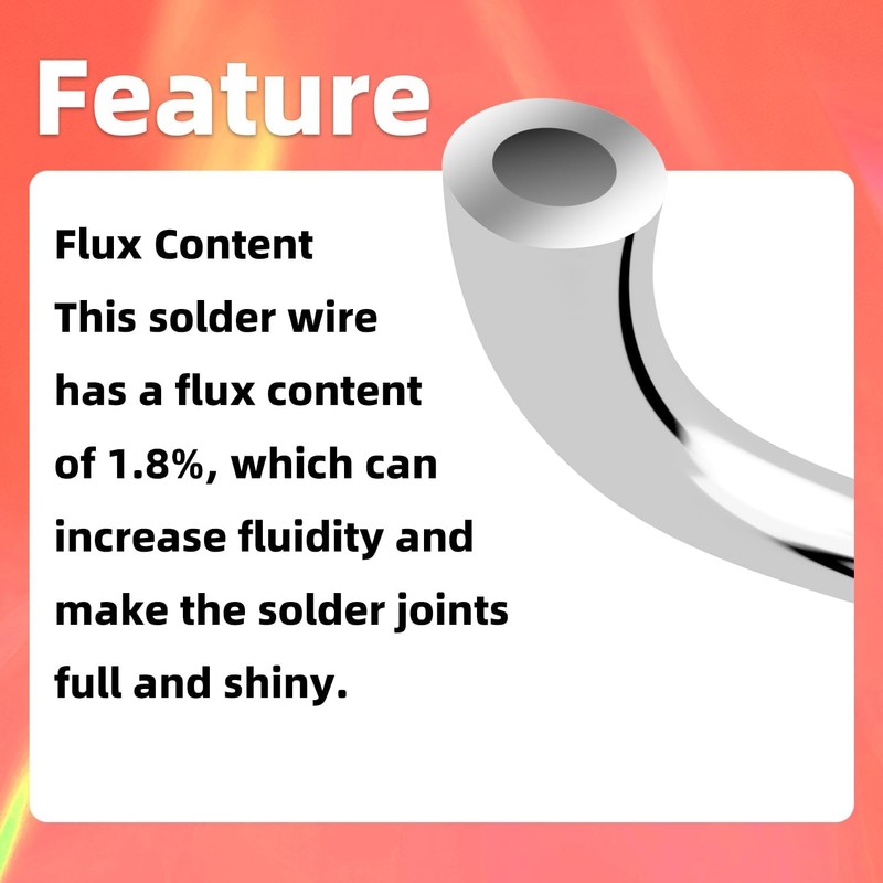 HTM 60/40 Thick Solder Wire (1.0mm 50g) with Extra Flux