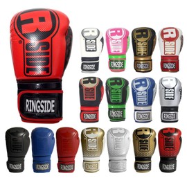 Ringside Apex Flash Boxing Training Sparring Gloves, RD/BK , 16 oz,Red/Black