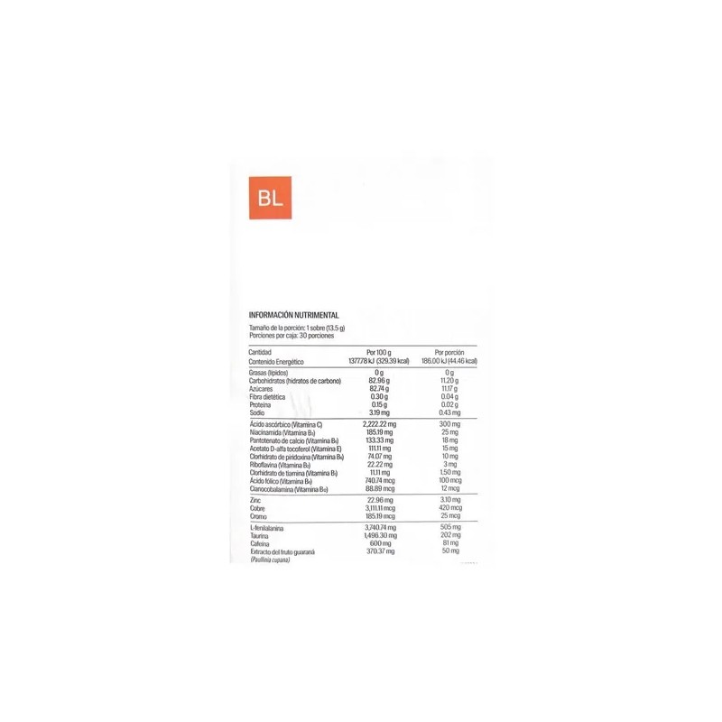 Vitaminas Aminoacidos Multivitaminico Bodylogic /sa Sabor Naranja