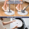 Spin Mop and Bucket Set,Masthome EasyWring Microfiber Spin Mop with