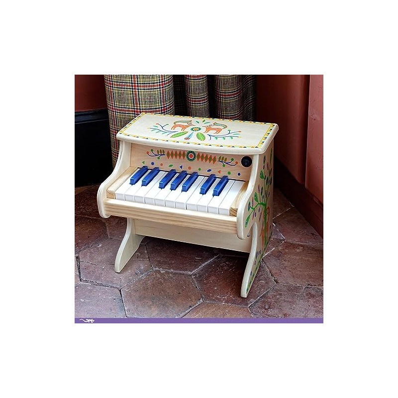 DJECO Animambo Electric Piano 18 Keys - Safe Music Instrument