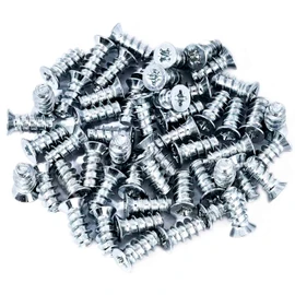Stahlia 50 Euro Screws 6.3 x 11.5 mm Furniture Screws Countersunk Head for Diameter 5 mm Screws for Drawer Rails Special Screw Cabinet Screw Furniture Hinges