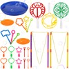 Dncvb 24-Piece Giant Soap Bubbles Set for Children, Giant Soap