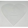 Choice of Size Acrylic Heart Quilt Template (8.5")