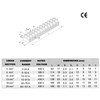 10 x 12 Way 3A-60A Connecting Strips for Electric Wheel