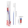 Xuezoioy Travel Toothbrushes Kit,20Pcs Travel Toothbrush Set Disposable Toothbrushes with