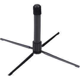 CYSFETENA Portable Folding Flute Stand, Four Legged Transverse Flute Stand, Metal Material with Soft Padded Design, Transverse Flute Stand for Clarinet, Flute Oboe