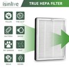 isinlive MA-25 H13 True HEPA Replacement Filter 4 Pack Compatible