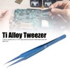Ti Alloy Tweezer Precision Curved Tweezers Set Pointed Precision Tweezer