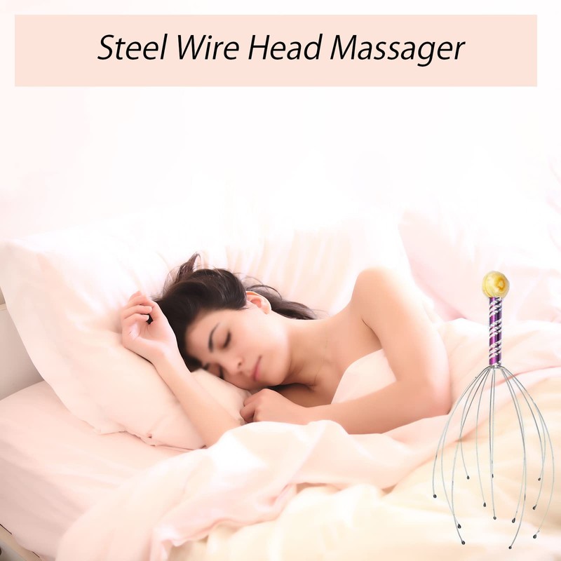 Steel Wire Head Massager Scalp Massager Head Massage Deep Relaxation
