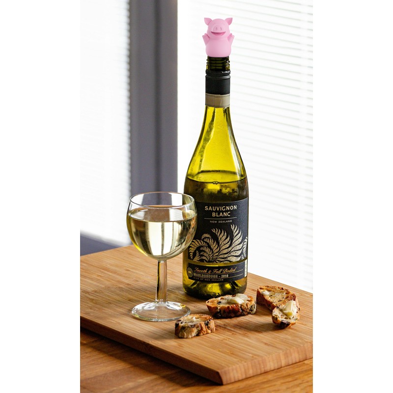 Pund'it 3 Little Swigs Wine Bottle Stoppers, Set of 3