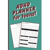 ADHD Planner for Teens: Daily & Monthly School Homework Organizer