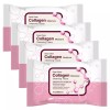 Deep Clean 4개 딥클린 콜라겐 모이스처 클렌징 티슈 30매 휴대용 촉촉한 딥클렌징 4 Deep Clean Collagen Moisture Cleansing Tissue 30 Sheets Portable Deep Cleansing Wipes [Basic Product]
