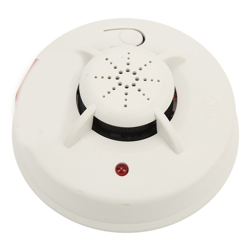 Smoke Alarm Battery Operated LED Indicator Quick Response Dustproof 360°