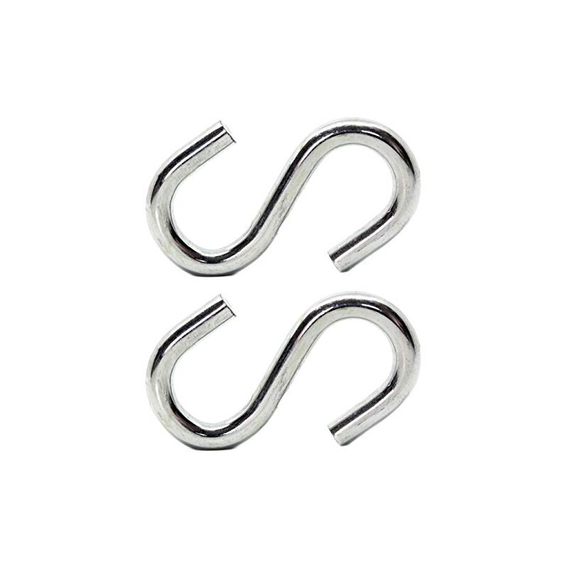 Screws City Heavy Duty S Hook 8mm Thick Hammock S-Hook