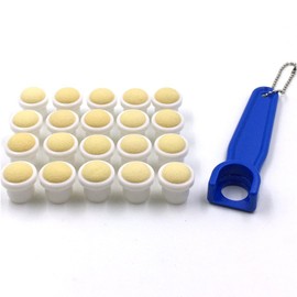 Tapp Collections Bingo Dauber Plain Tips 20-pk and EZ Lift Dauber Tip Removal Tool - Blue