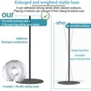 Vorriop Upgraded 75" Shepherds Hook Stand，Bird Feeders，Extra Large Wind Chime