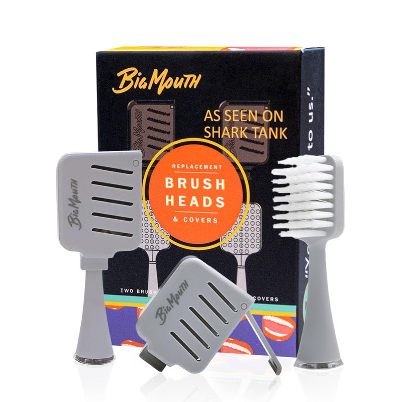 Big Mouth Sonic Electric Toothbrush Replacement Heads – Soft Bristles,