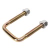 2pcs Golf Cart Leaf Spring U Bolt with Screw Nut