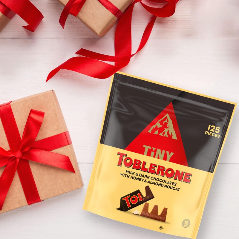Tiny Toblerone Chocolate Gift Bag Variety Pack (Milk Chocolate and