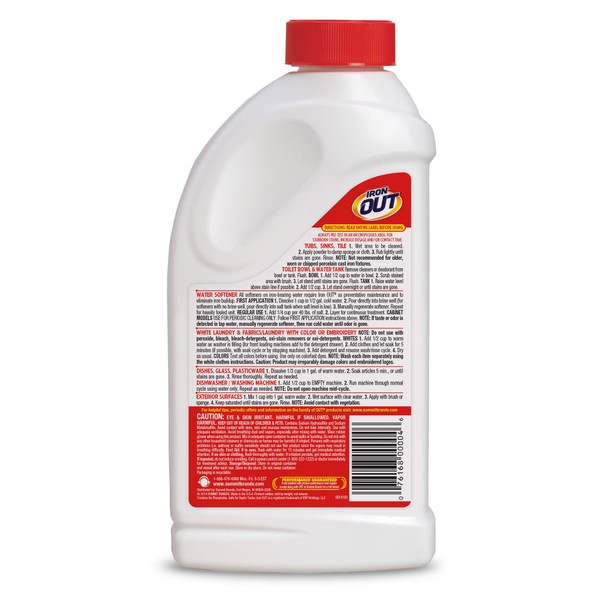IRON OUT IO30N Rust Stain Remover Powder, 1 lb 12 oz, 3 Bottles, 3 Ounce