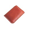Handmade Minimalist leather Card Case Wallet Front Pocket Card Holder