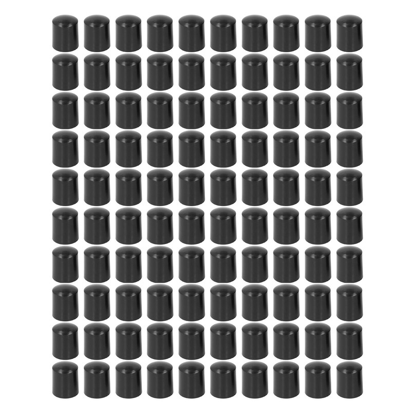 100Pcs Electric Fence Post End Caps Plug Insert Plastic Round