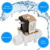 DC12V N/C Normally Closed Water Solenoid Valve G1/2-Inch Plastic Electrical