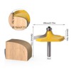 Milling Cutter, 2-Piece 8mm Shank Handrail and Table Edge Router