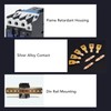 CJX2-18 AC Contactor DIN Rail AC Contactor Normally Copper Coil