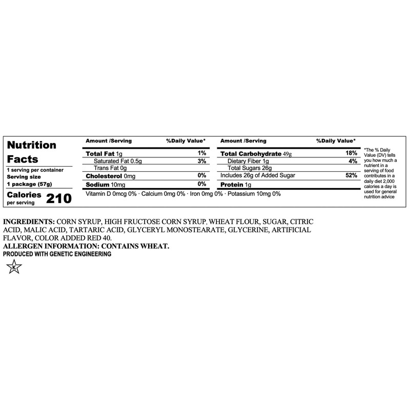 Sour Punch Straws, Sweet & Sour Flavored Soft, Chewy Candy,