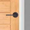 Kwikset Lisbon Interior Privacy Door Handle with Lock, Round Lever