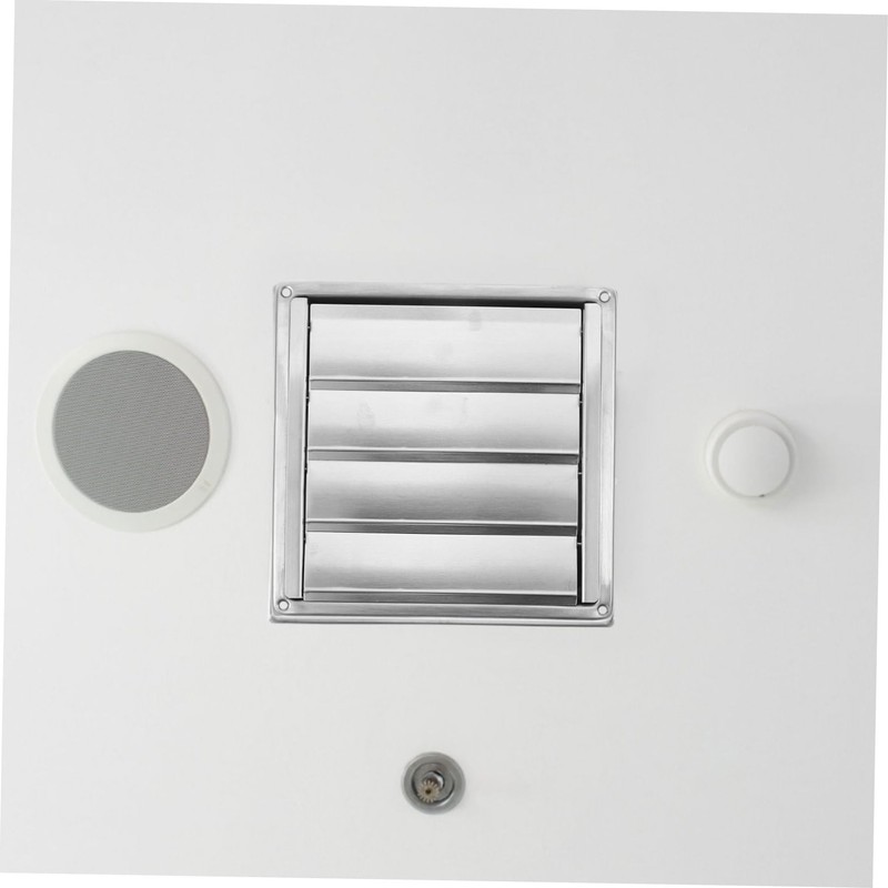 TEHAUX 1 Set Stainless Steel Exhaust Vent Hood Durable Wall