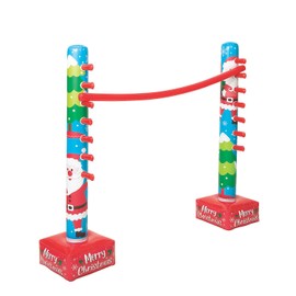 Inflatable Christmas Limbo Game -Inflates to 5 feet Tall - Holiday Family Game for All Ages