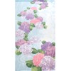 Noren 11358 Seasonal Summer Hydrangea Half Noren Four Seasons Flower