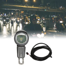E Bike LED Headlight, SM Connector 5W Electric Bicycle Headlight for Outdoor Riding