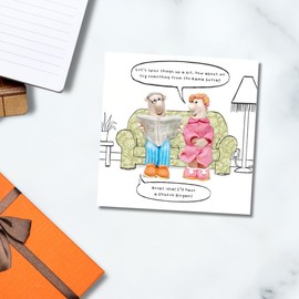 Model Family, Funny Birthday Card, Let's Spice Things Up a Bit, How About We Try Something from the Kama Sutra? Happy Birthday Card for Her, Generic Birthday Card