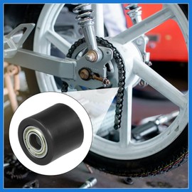 VekAuto 10mm Drive Chain Pulley Roller Slider Tensioner Wheel Guide for Street Bike Motorcycle ATV Black Auto Accessories