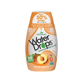 SweetLeaf Peach Mango Water Drops1.62 Ounces (Pack of 6)