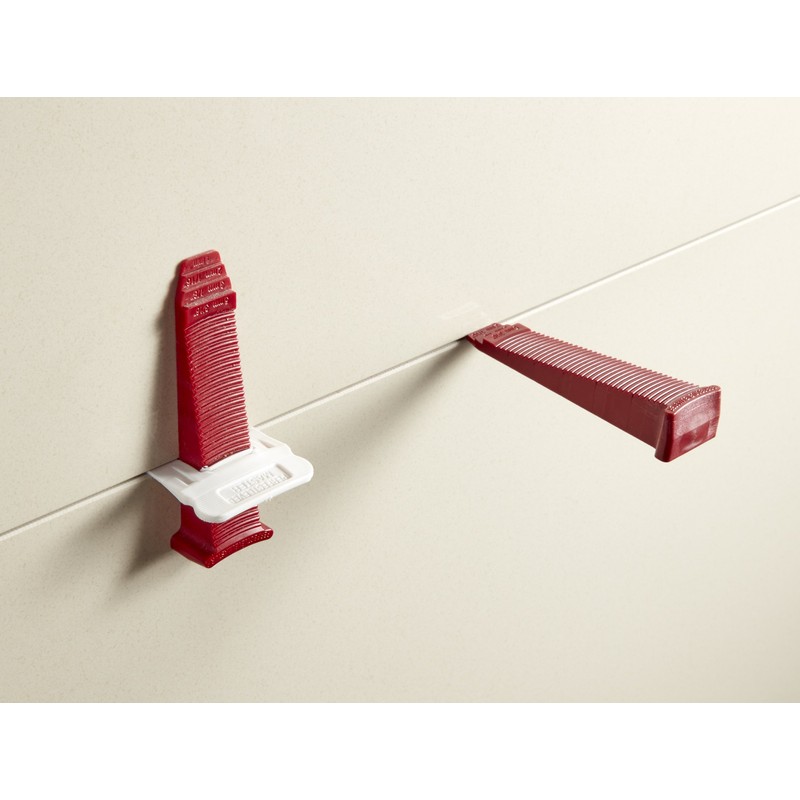 T-Lock - 100 red wedges PERFECT LEVEL MASTER - Professional