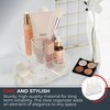 Masirs Small Rotating Makeup Organizer - Mini Yet Spacious Cosmetic