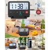 ORIA Digital Travel Alarm Clock, Battery Operated LCD Desk Clock,