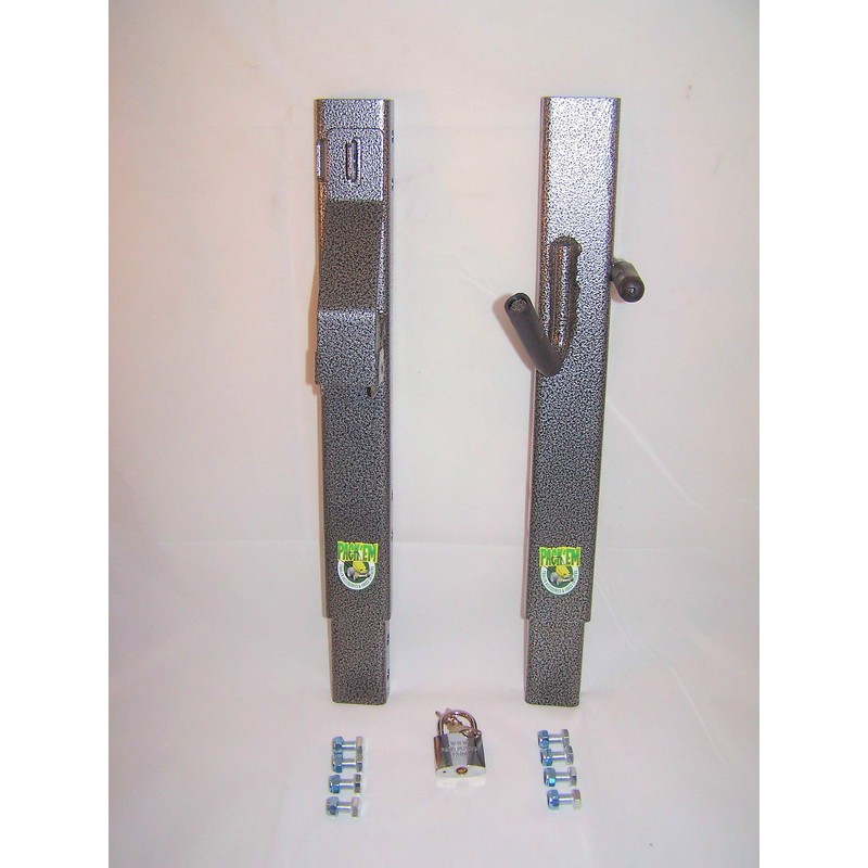 Pack'em 2 Place Locking Trimmer Rack for Open Trailers (PK6S-6S2)