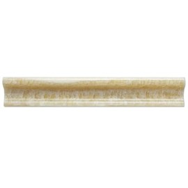 Honey Onyx Polished Premium Crown Chair Rail Moulding