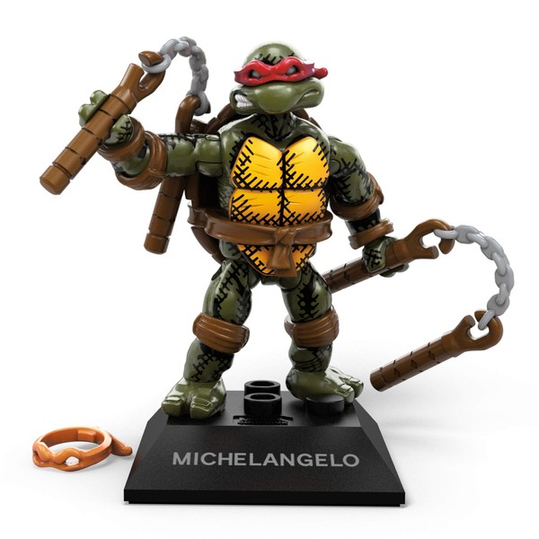 Mega Contrux Black Series TMNT Teenage Mutant Ninja Turtle Michelangelo