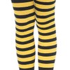 LEG AVENUE Damen Striped Strumpfhose, Schwarz, M EU