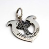good vibrations Good Vibration Pendant Cross Cross Horseshoe Horseshoe, Silver