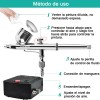 Kit Aerógrafo Juemel Multiuso Doble Acción Para De Pasteles