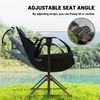 Outsunny Double Hammock Camping Chair, Adjustable Back Folding Rocking Chair